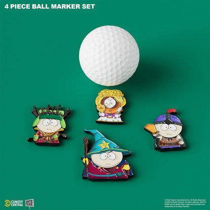 Putt Buddies - Stick of Truth - 4 Piece Ball Marker Set w/ Hat Clip