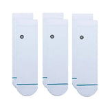 Stance - 1/4 Socks, Icon. White 3 Pack