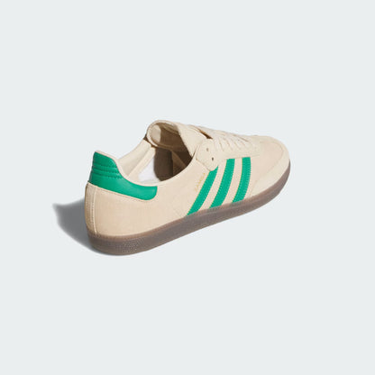 Adidas - SAMBA ADV Shoes, Sand Strata / Court Green / Gum