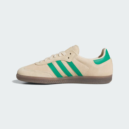 Adidas - SAMBA ADV Shoes, Sand Strata / Court Green / Gum