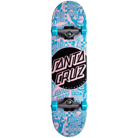 Santa Cruz - Complete Built Skateboard, Flier Dot Full