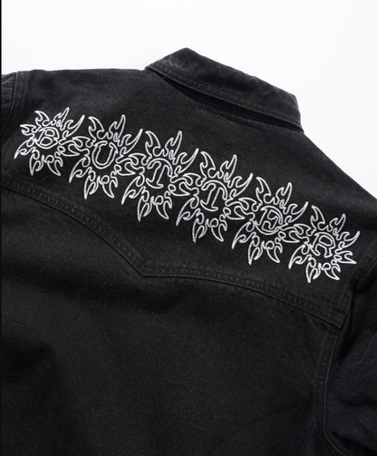 Butter Goods- Bronco Denim Jacket, Black