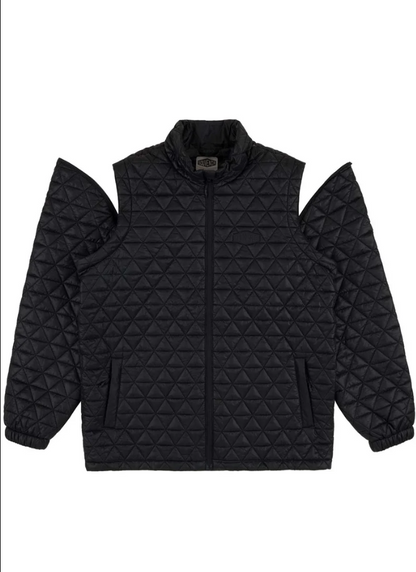 Souvenir - Convertible Micro Puffer Jacket, Black