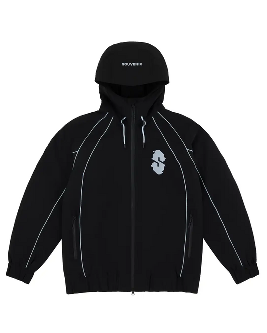 Souvenir - Insulated Track Winter Jacket, Black