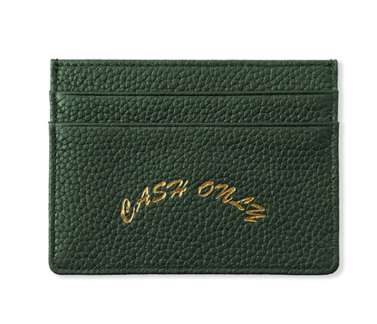 Cash Only - Leather Cardholder