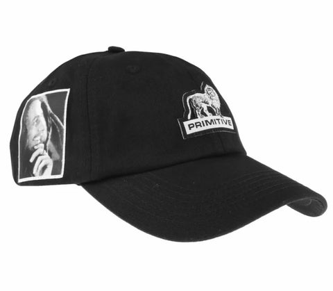 Primitive - Hat, Bob Marley Trenchtown. Blk