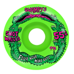 SNOT - Swampy Four Hour Conical 55mm 99A Wheels NEON GREEN
