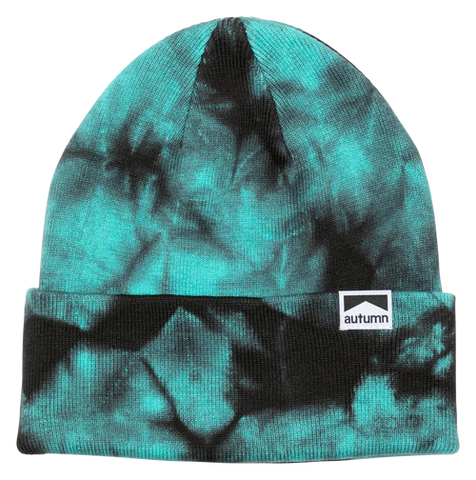 Autumn - Beanie, Tie Dye. Teal