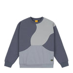 Dime - Crewneck, Volcanic. Dusty Blue