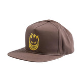 Spitfire - Hat, Bighead Snapback. Brown/Gold.