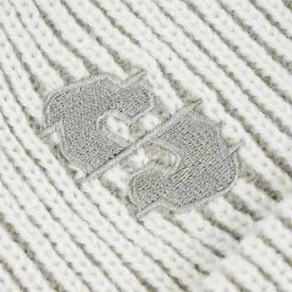 Souvenir- Two Tone Ribbed Beanie, Marshmallow