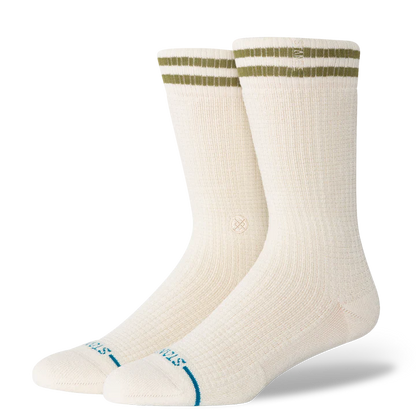 Stance Socks - Womens Waffles N Butter Crew Socks, Ivory