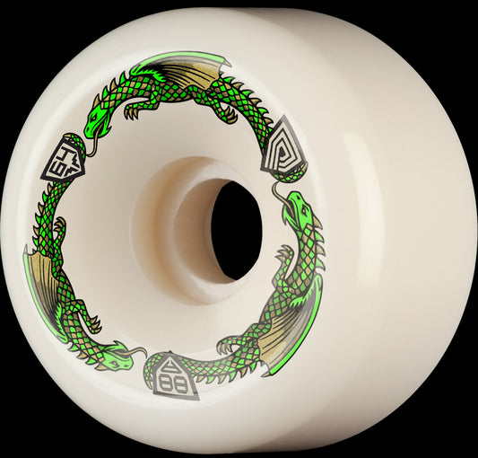 Powell Peralta Dragons 88A - Bomber Symmetrical Shape - Extra Wide Ride Patch - 88A Bomber Skateboard Wheels