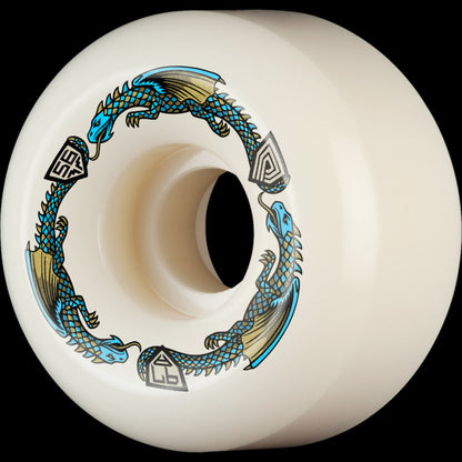 Powell Peralta Dragons - Ratbone II Symmetrical Shape - Narrow Ride Patch - 58mm x 33mm Ratbone II Skateboard Wheels