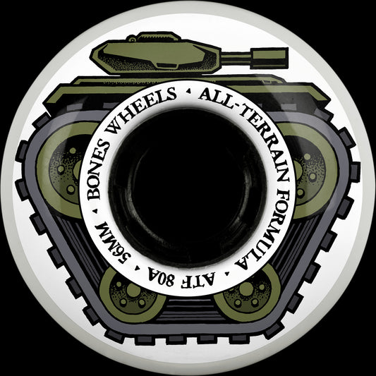 BONES WHEELS ATF Skateboard Wheels ALL TANK BONES ALL TERRAIN FORMULA 80A