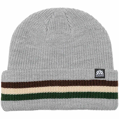 Autumn - Beanie, Cuff. Light Grey