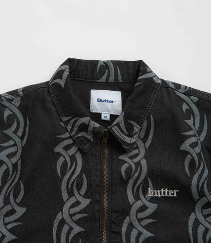 Butter Goods - Tribal Denim Jacket, Black