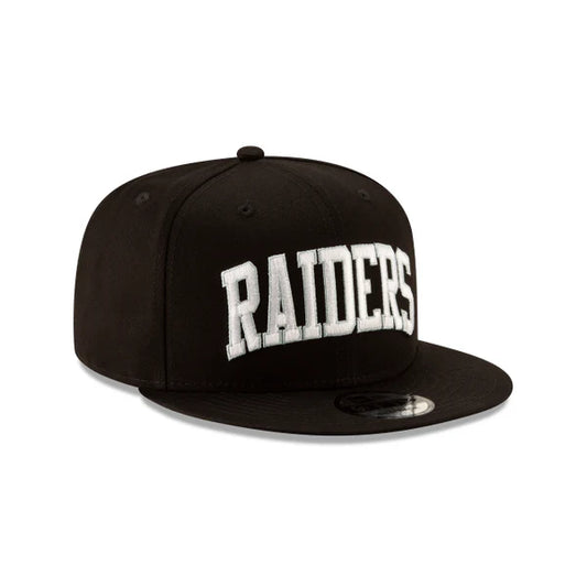 New Era - Oakland Raiders NFL  Men's Black 9Fifty Arched Basic Snapback