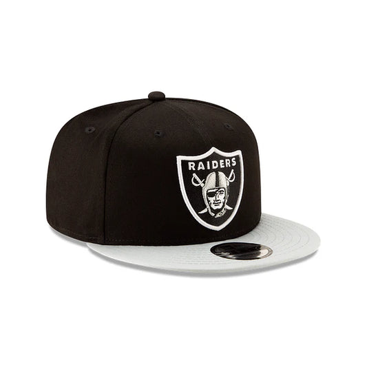 New Era - Las Vegas Raiders NFL Men's Black/Grey 9Fifty 2 Tone Basic Snapback