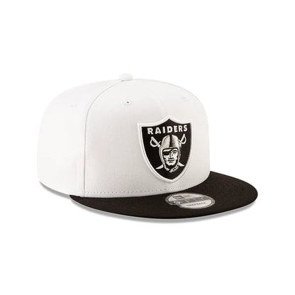 New Era - Las Vegas Raiders NFL Men's White/Black 9Fifty 2 Tone Basic Snapback