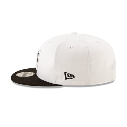 New Era - Las Vegas Raiders NFL Men's White/Black 9Fifty 2 Tone Basic Snapback