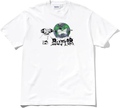 Butter Goods - Drill Tee, White
