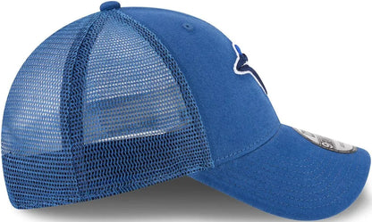 New Era Toronto Blue Jays MLB Men's Royal Blue 9Forty Primary Logo Trucker Adjustable Hat