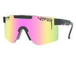 Pit Viper - Sunglasses,  The Exec Polarized Pink Double Wide