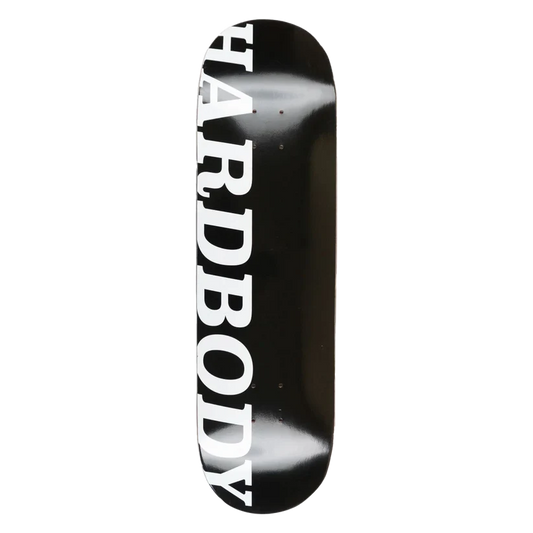 HardBody - CLASSIC LOGO DECK (BLACK/WHITE) 8.5