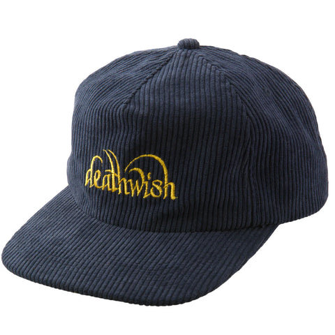 Deathwish - Hat, Golden Navy Snapback