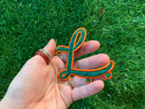 The Local - Patch, L Chenille Green/Orange