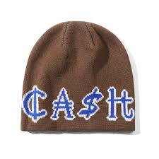 Cash Only - Currency Skully Beanie