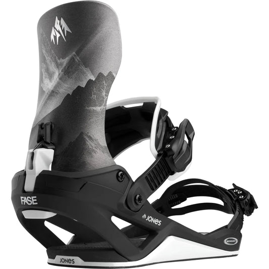 Pre Order - Jones Mercury FASE Snowboard Binding MTN Black Silver 2027