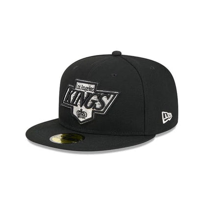 Men's Los Angeles Kings Fitted Hat by New Era - Black 59Fifty