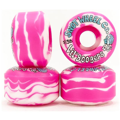 Snot - Lil' Boogers Pink/White Swirl Wheels - 83B 48mm