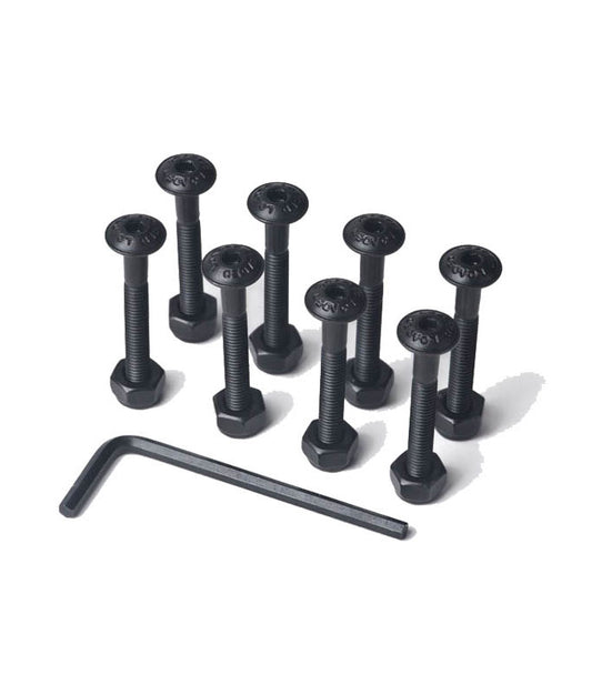 Loaded - Hardware, Button Head Bolts. Black , 1” Allen