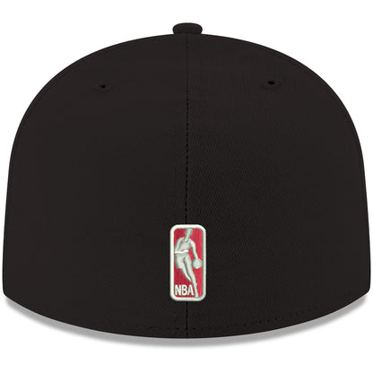 New Era Black Chicago Bulls Official Team Color 59FIFTY Fitted Hat