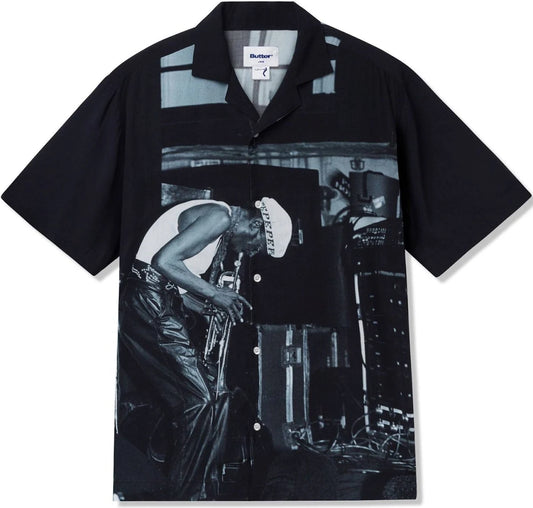 Butter Goods - Savoy Rayon S/S Shirt, Black