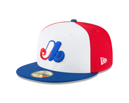 New Era Montreal Expos MLB Tricolor 59Fifty 1969-91 Fitted Hat