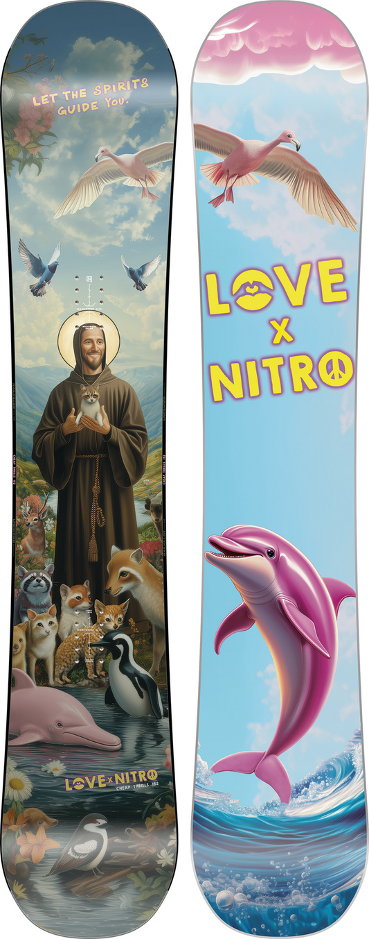 Pre Order - NITRO MENS CHEAP THRILLS X LOVE SNOWBOARD 2027