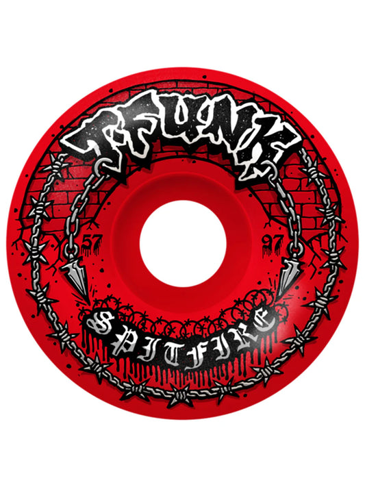 Spitfire - F4 T-Funk Raw Radial Full 57mm 97a Skateboard Wheels