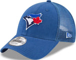 New Era Toronto Blue Jays MLB Men's Royal Blue 9Forty Primary Logo Trucker Adjustable Hat