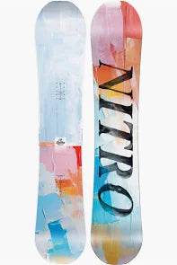Nitro Womens Lectra Abstract Snowboard 2026 - 142