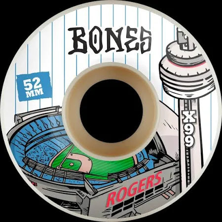 Bones X- Formula TJ Rogers V1 Skateboard Wheels