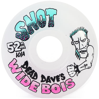 Snot - Dead Dave Wide Bois 52mm 101A Skateboard Wheels