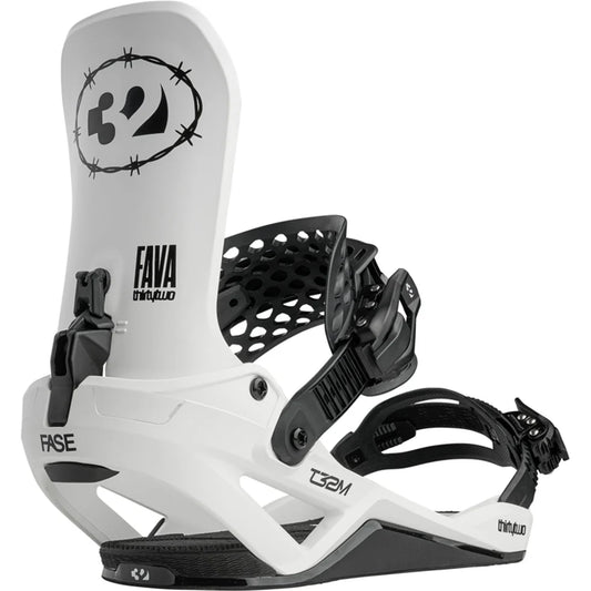 ThirtyTwo X Fava T32M FASE Snowboard Binding White 2027
