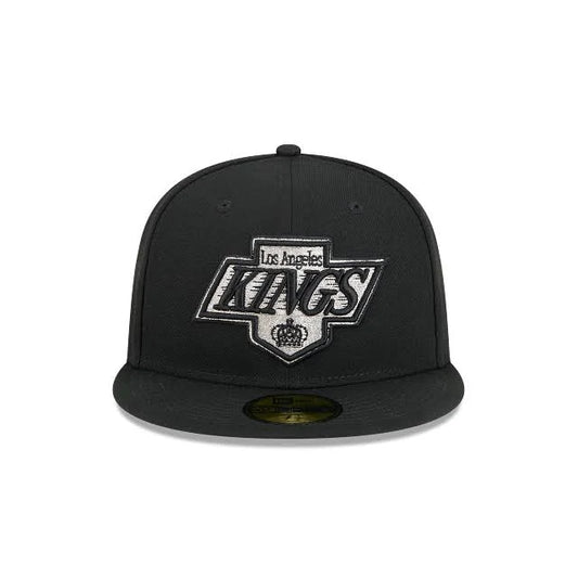 Men's Los Angeles Kings Fitted Hat by New Era - Black 59Fifty