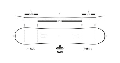 Slash - Youth Snowboard, Splash. 2022/23