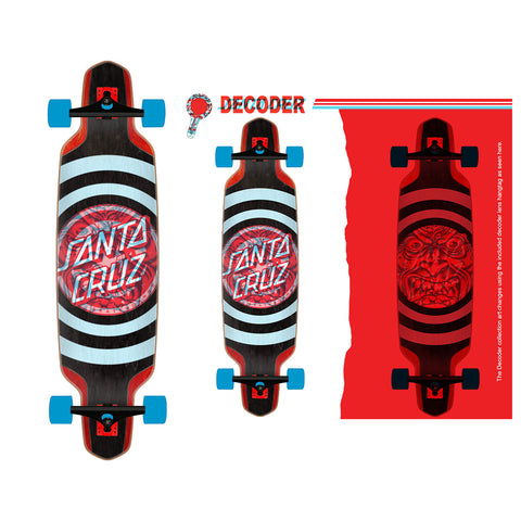 Santa Cruz - Long Board, Drop Down, Decoder Roskopp