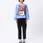 Obey - Crewneck, Stray Cat. Violet. Womens